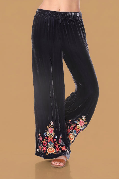 Johnny Was Sapphire Blue Anaya Velvet Pants J64925-9