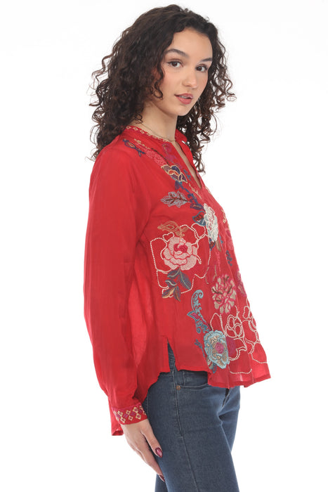 Johnny Was Marcia Embroidered Blouse C12124-O *