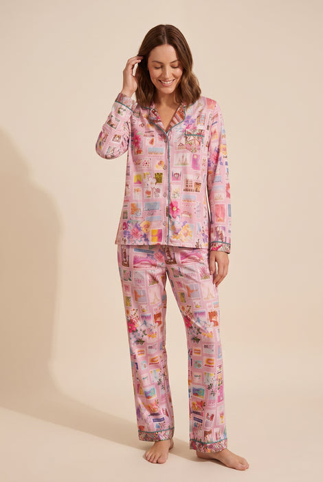 Johnny Was Sekai The Carly Long Sleeve Pajama Set MS8225-S