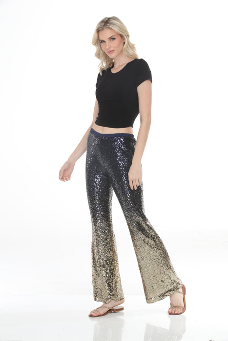Johnny Was Navy Selya Sequin Pant C67225-9