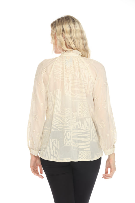 Johnny Was Molli Button-Down Blouse C19925-R