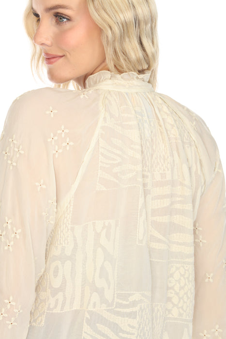 Johnny Was Molli Button-Down Blouse C19925-R