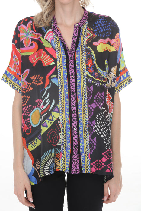 Johnny Was Shiro Button Down Shirt C15825-4