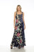 Johnny Was Style R35422 Sierra Burnout Peony Silk Printed Maxi Dress Boho Chic