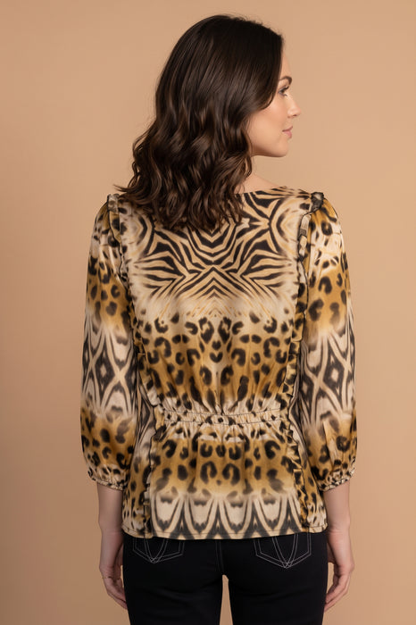 Johnny Was Siswati Silk Blend Aisha Blouse C10924-O