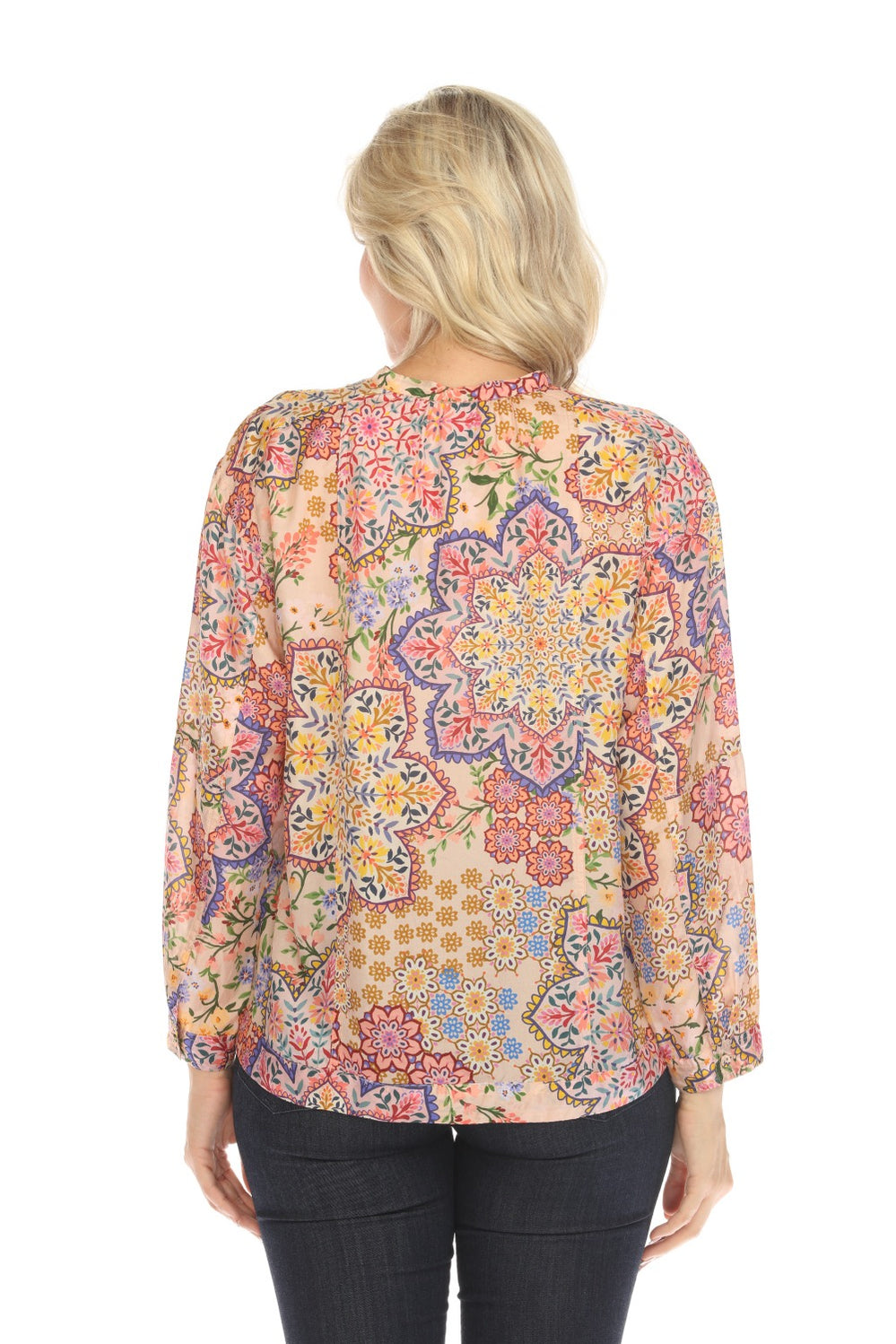 Kalani Silk Blouse | Johnny Was โ AfterRetail