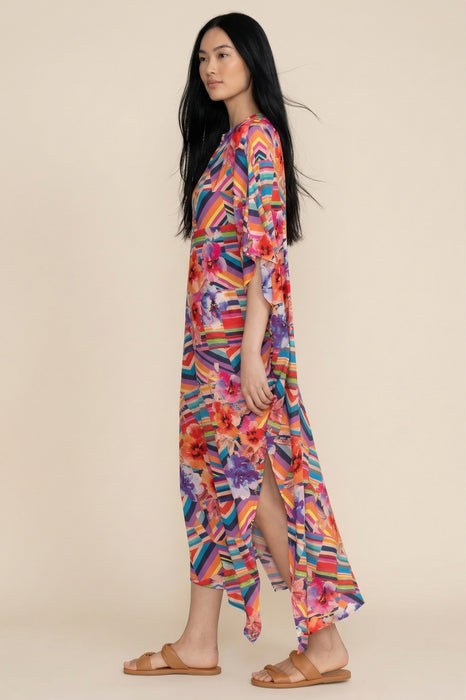 Johnny Was Summer Stripes Maxi Kaftan CSW2024-Y