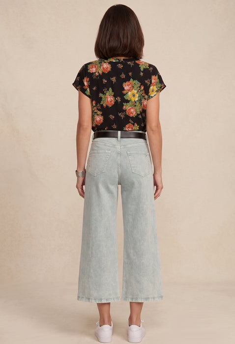 Johnny Was Sydney Cropped Wide Leg Jeans JW1091CN8