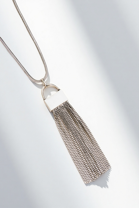 Johnny Was Tassel Pendant Necklace CJ66624-8