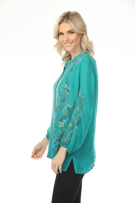 Johnny Was Eleana Button-Down Blouse C11624-E *