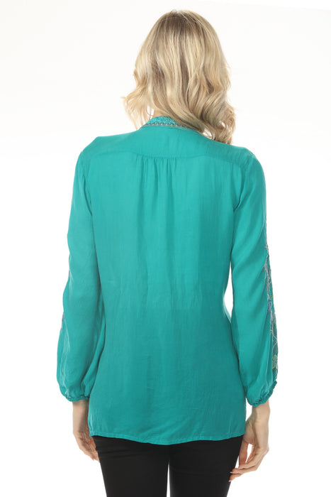 Johnny Was Eleana Button-Down Blouse C11624-E *