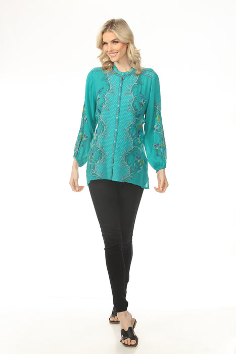 Johnny Was Eleana Button-Down Blouse C11624-E *