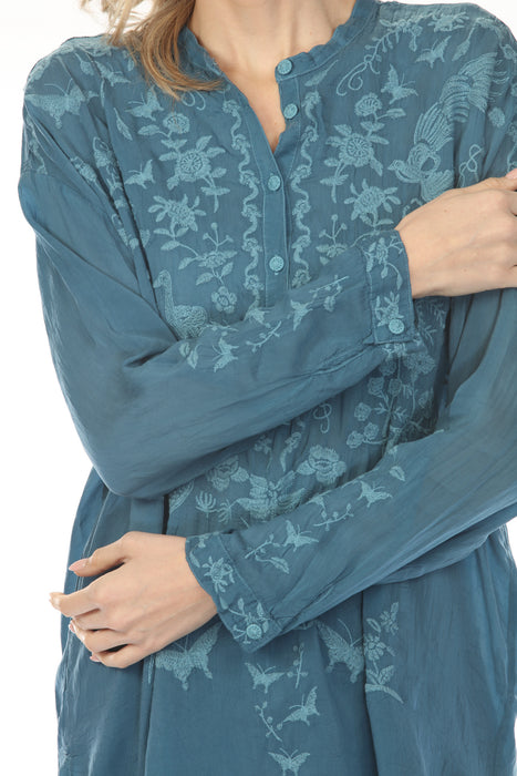 Johnny Was Noah Slim Audrey Tunic Top C22624-8 *