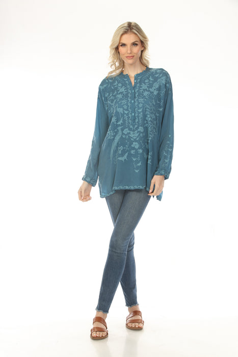 Johnny Was Noah Slim Audrey Tunic Top C22624-8 *