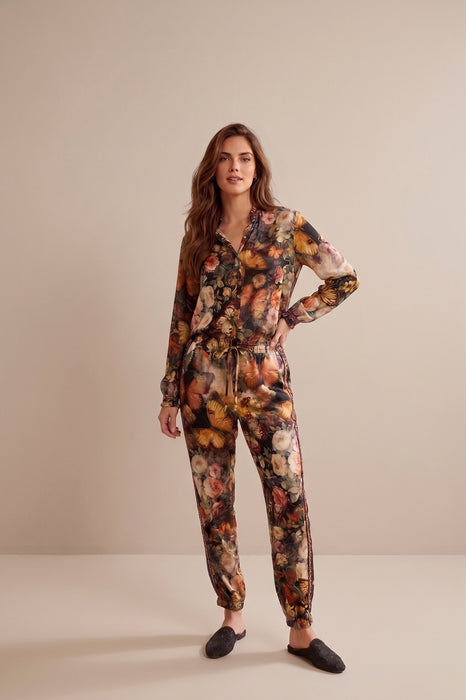 Johnny Was Teyros Floral Silk Blend Genora Jogger C67925-O