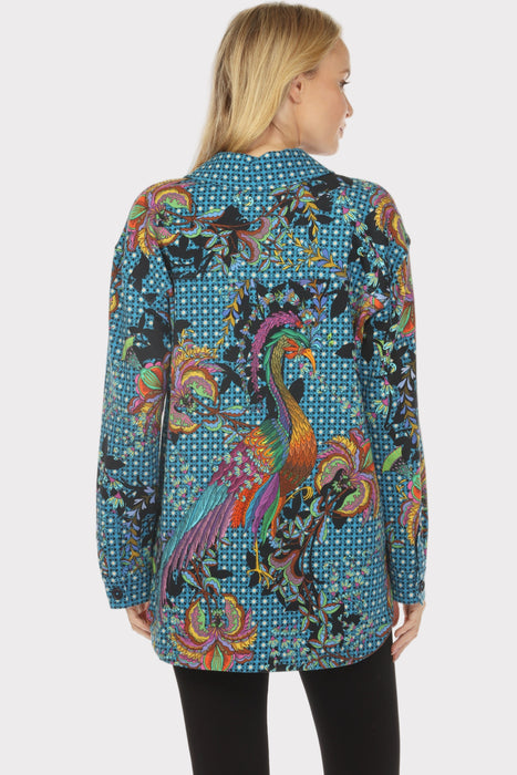 Johnny Was Thalassa French Terry Chore Jacket T43625-8