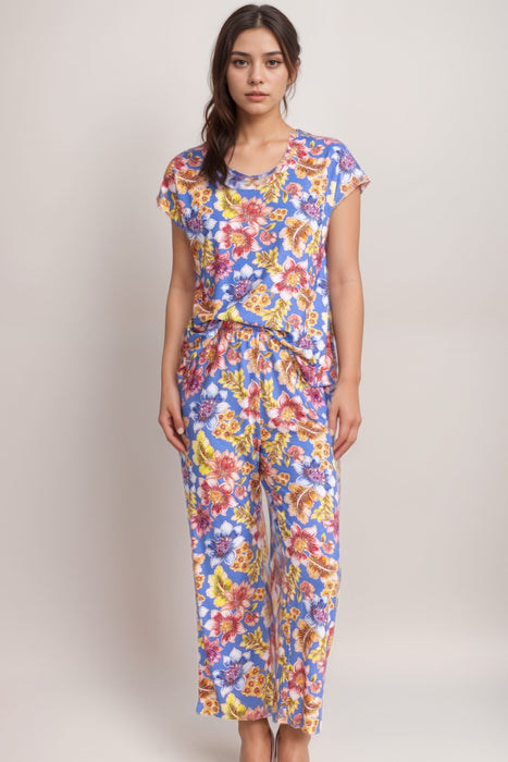 Johnny Was Leilah The Bobbie Crop Pajama Set MS8823-1