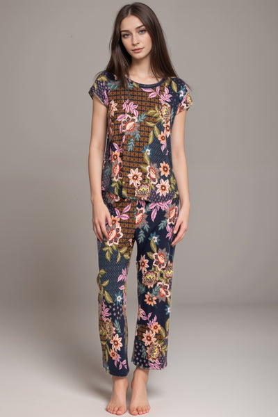 Johnny&#39;s - ki Johnny Was Terra Tiered Maxi Skirt | 100% Silk Floral Skirt