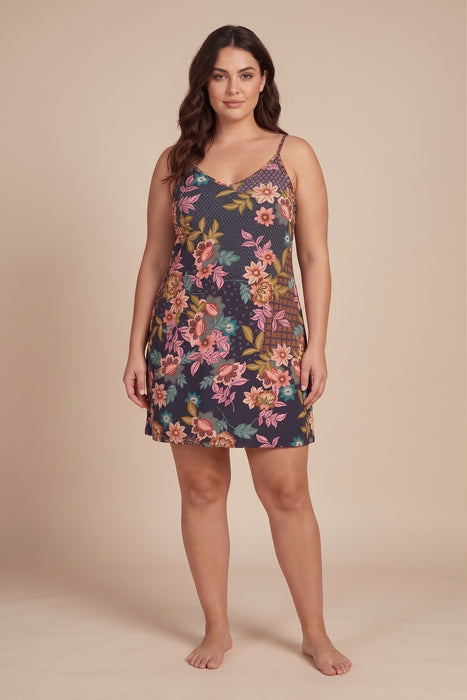 Johnny Was Delfino The Brigette Cami Sleep Dress Plus Size MS8623-DX