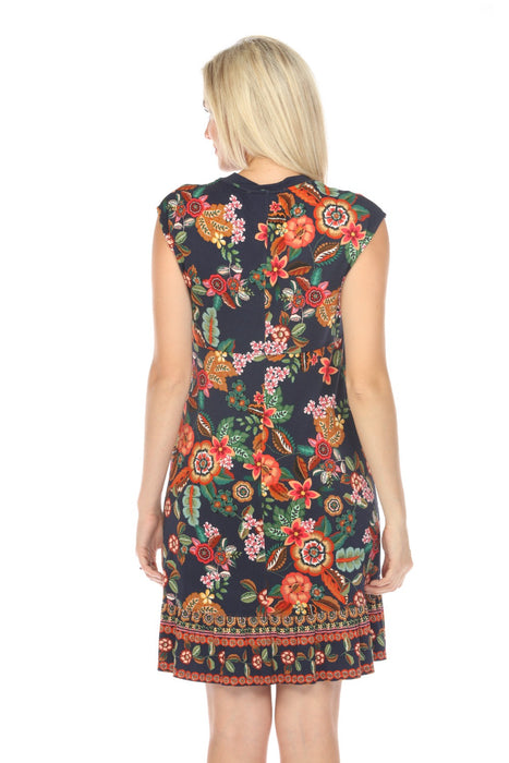 Johnny Was The Janie Clarkwood Favorite Tank Tiered Dress Boho Chic T36524