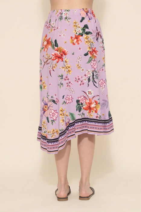 Johnny Was The Janie Favorite Floral Asymmetric Midi Skirt T70525-3