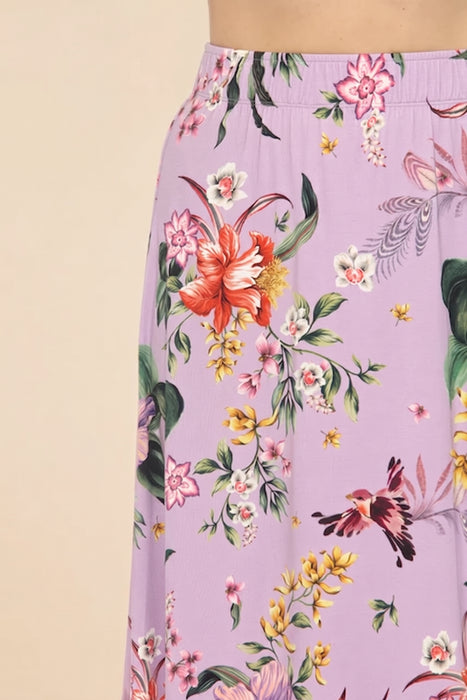 Johnny Was The Janie Favorite Floral Asymmetric Midi Skirt T70525-3