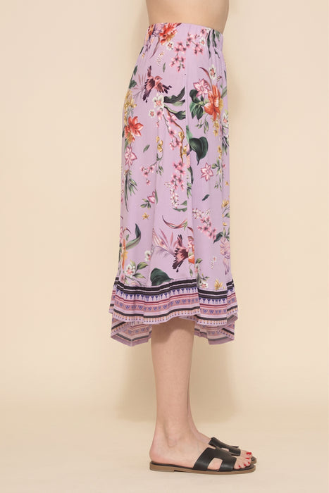 Johnny Was The Janie Favorite Floral Asymmetric Midi Skirt T70525-3