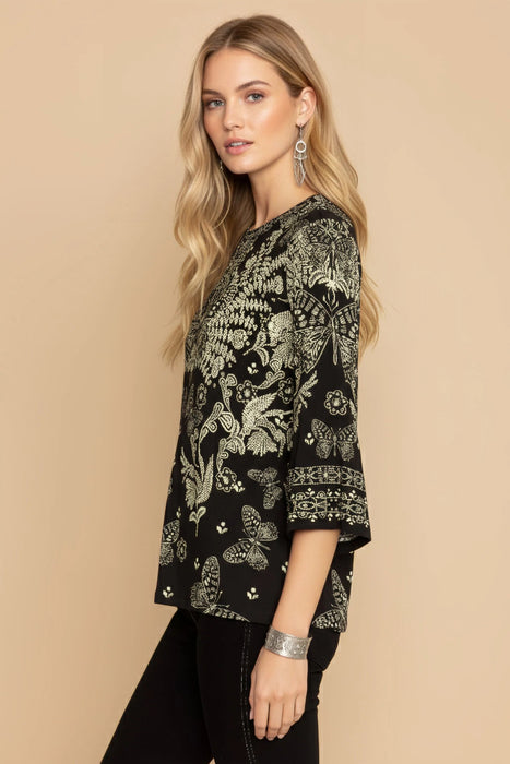 Johnny Was The Janie Favorite Bell Sleeve Top T10824-8