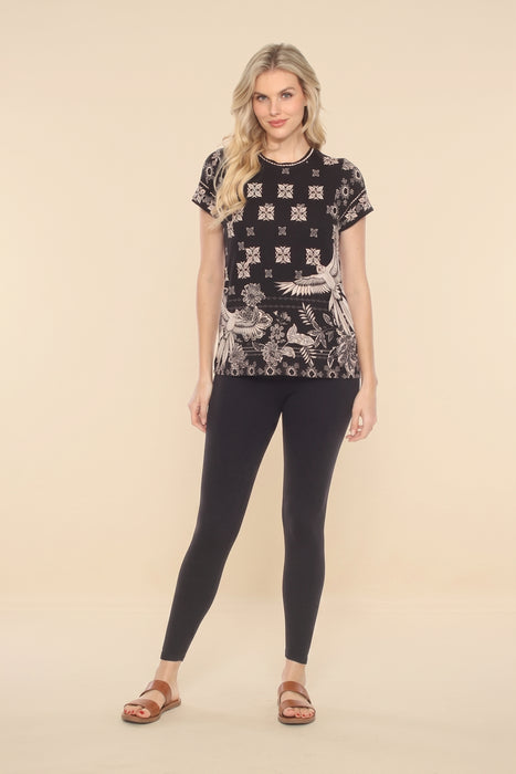 Johnny Was The Janie Favorite Boxy Square Sleeve Tee T13525-1