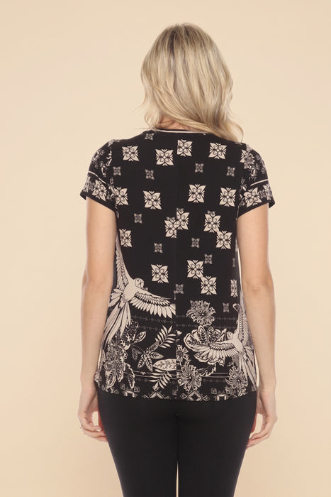 Johnny Was The Janie Favorite Boxy Square Sleeve Tee T13525-1