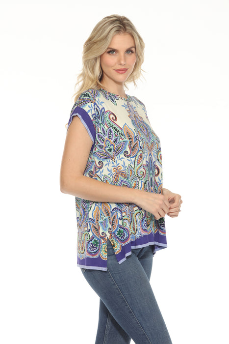 Johnny Was The Janie Favorite Crew Neck Draped Tee T14125
