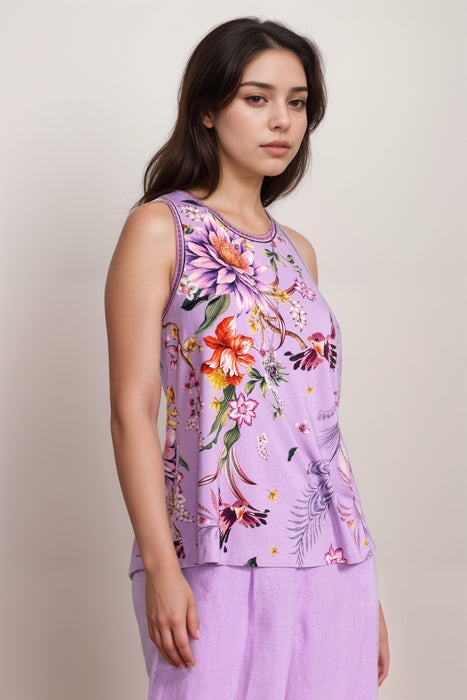 Johnny Was The Janie Favorite Crew Neck Swing Tank T14525-3 Plus Size