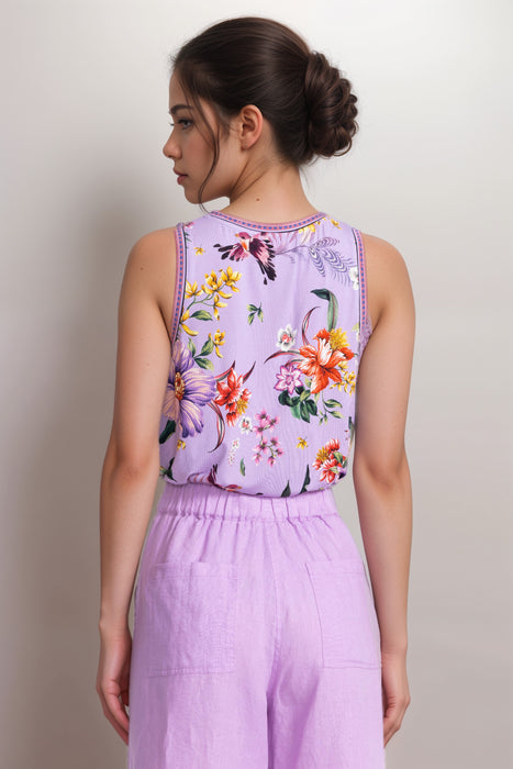 Johnny Was The Janie Favorite Crew Neck Swing Tank T14525-3 Plus Size