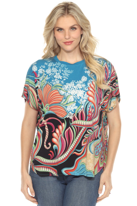 Johnny Was The Janie Favorite Draped Tee T13825-2