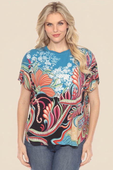 Johnny Was The Janie Favorite Draped Tee T13825-2