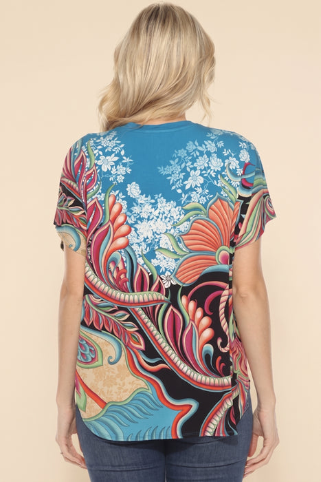 Johnny Was The Janie Favorite Draped Tee T13825-2