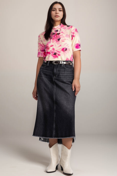 Johnny Was The Janie Favorite Fitted Elbow Sleeve Mock Neck Top R11325 Plus Size