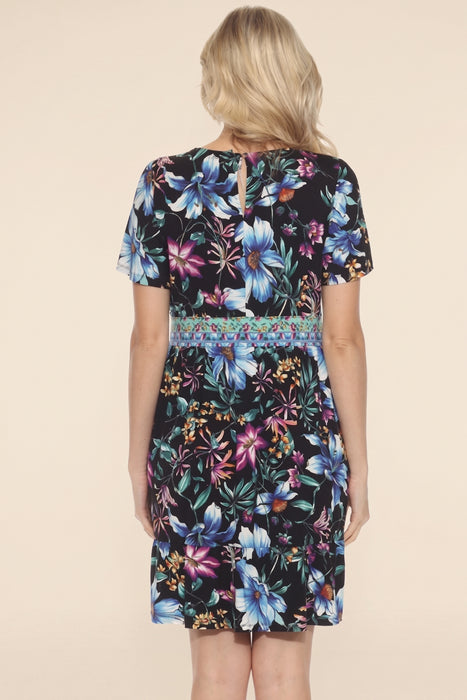 Johnny Was The Janie Favorite Floral Keyhole Tier Dress T37825-2