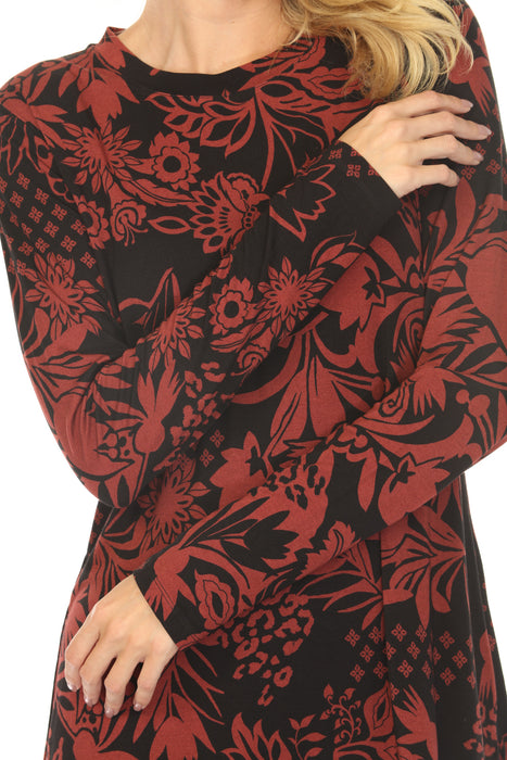 Johnny Was The Janie Favorite Long Sleeve Crew Neck Tee T18225-O