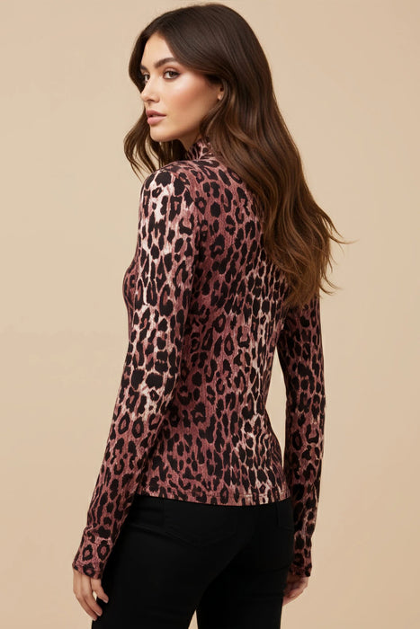 Johnny Was The Janie Favorite Long Sleeve Fitted Mock Neck Top T17525-9