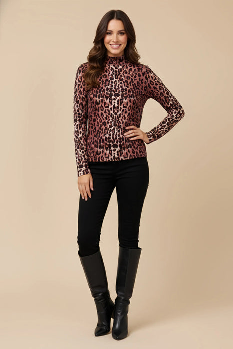 Johnny Was The Janie Favorite Long Sleeve Fitted Mock Neck Top T17525-9