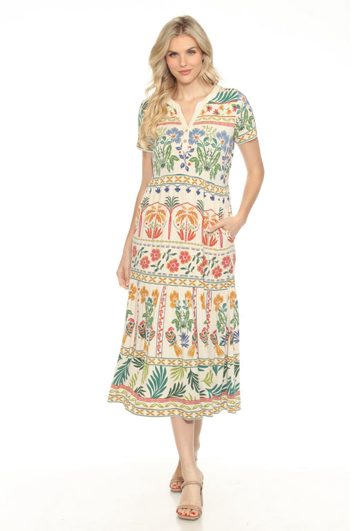 Johnny Was Style T38325-3 The Janie Favorite Midi Dress