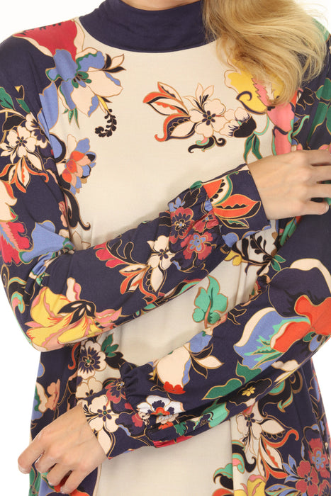 Johnny Was The Janie Favorite Mock Neck Puff Sleeve Top T18625-E