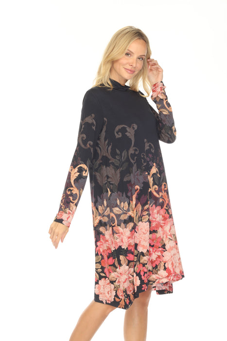 Johnny Was The Janie Favorite Mock Neck Swing Dress T39625-9