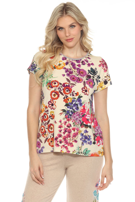 Johnny Was Style T14325 The Janie Favorite Relaxed Dolman Sleeve Tee