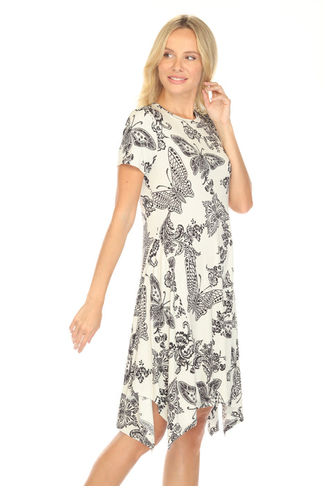 Johnny Was The Janie Favorite Short Handkerchief Hem Dress T38625-4