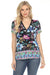 Johnny Was Style T13725 The Janie Favorite Short Sleeve Button Henley Tee