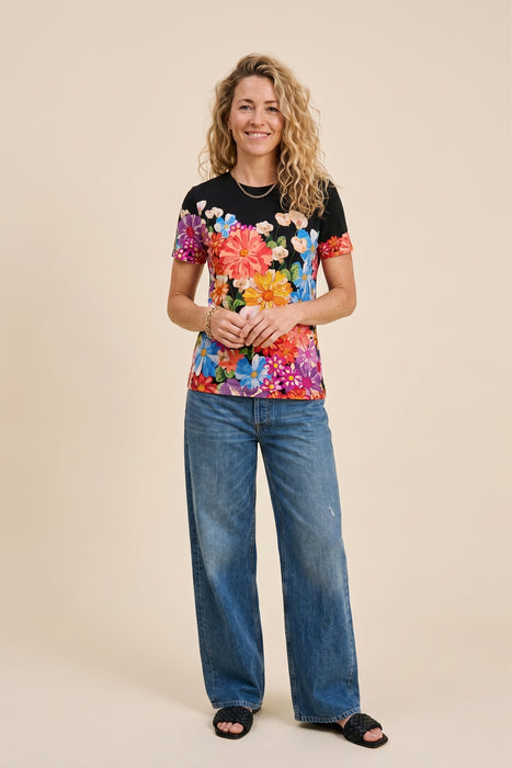 Johnny Was The Janie Favorite Short Sleeve Crew Neck Tee T10926-1