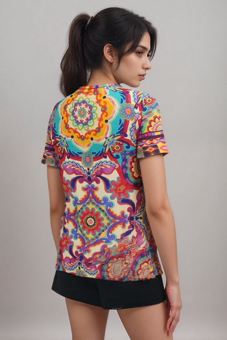 Johnny Was The Janie Favorite Short Sleeve Crew Neck Tee T13925-2