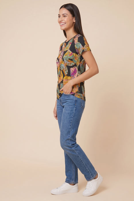 Johnny Was The Janie Favorite Short Sleeve V-Neck Tee R16426-R